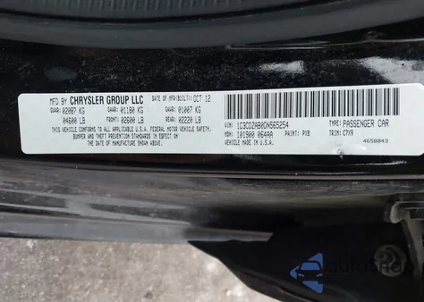 2013 Dodge Avenger Se from USA, damaged, VIN 1C3CDZAB0DN565254